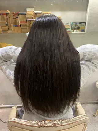 ロング パーマ 似合わせカラー🫶 小川千波のヘアスタイル