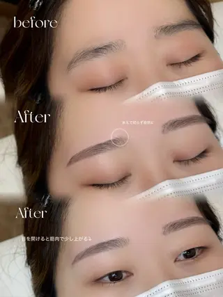 アイブロウ WHITE  EYE mao🤍🏹のマツエク・マツパデザイン