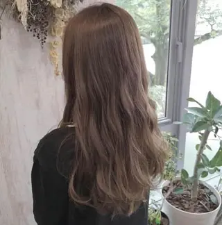 ロング 静岡/草薙パーマ メンズバレイヤージュのヘアスタイル