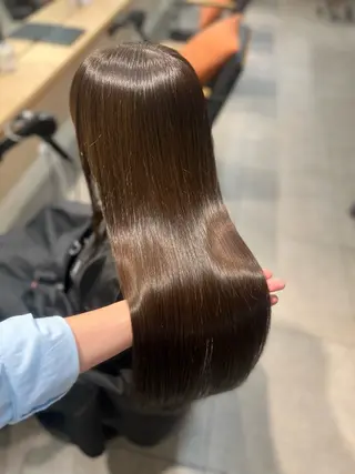 ロング 韓国ヘア|透明感カラ ー|アカリのヘアスタイル