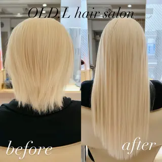 ロング OLD.L所属・エクステ&カラー専門 羽エクステ 新大久保のヘアスタイル
