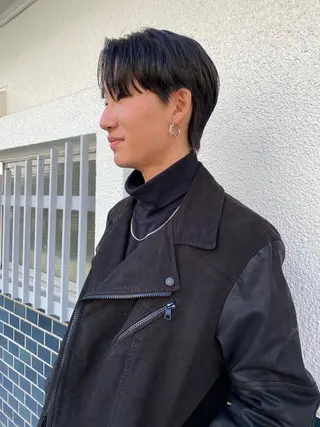 カラー メンズ パーマ、髪質改善 カズマのヘアスタイル