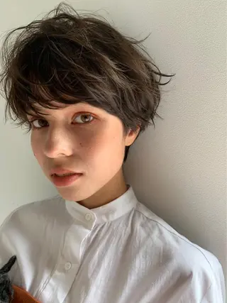 ショート 色素薄めカラー❤︎ chihiroのヘアスタイル