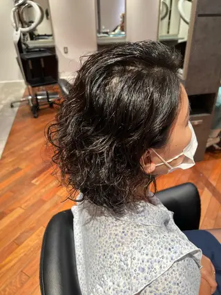 ショート パーマ 🫧‪ショート募集中 すずきたつや🫧‪のヘアスタイル