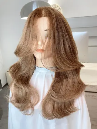 ロング macaron郡山 橋本洋志のヘアスタイル