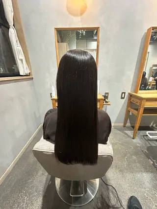 ロング Moana大宮店所属・石坂駿伍/縮毛矯正/ ストレート/髪質改善のヘアスタイル
