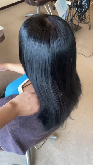 セミロング 川村 瑠奈のヘアスタイル