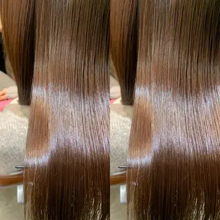 ミディアム カラー 縮毛矯正/髪質改善/ 石橋代智のヘアスタイル