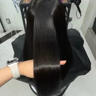 ロング カラー ななみ.⋆𝜗𝜚 艶カラー/まつパのヘアスタイル