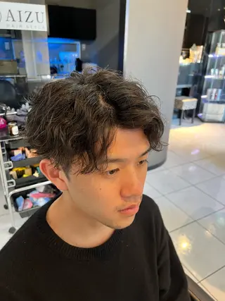 パーマ メンズ パーマ特化美容師 茂木広幸のヘアスタイル