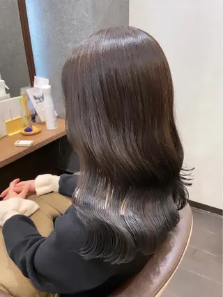 ロング カラー ヘアアレンジ ﾅﾁｭﾗﾙ艶ｶﾗｰ 戸田めぐみのヘアスタイル