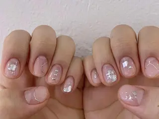 ネイル ki🍒🍒 ki ツルツルネイルのネイルデザイン