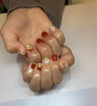 ネイル 四之宮 百花のネイルデザイン