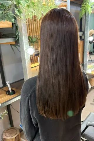 ロング カラー 菊地 紗矢のヘアスタイル