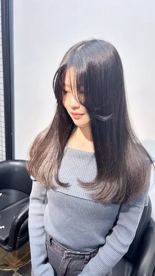 ロング 飯富 信二のヘアスタイル