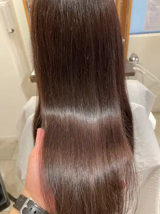 ロング 中村 研介のヘアスタイル