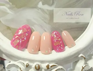 ネイル Nails  Ren salon&school所属・Nails Ren 山口のネイルデザイン