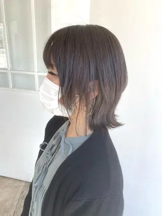 ミディアム カラー 谷合 貴志のヘアスタイル