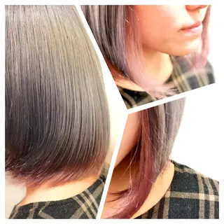 ミディアム 山野井 誠のヘアスタイル