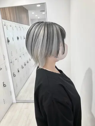 ショート カラー Re:st所属・Miyavi/カラー ショートボブのヘアスタイル