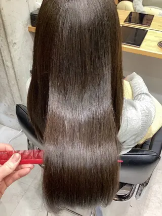 セミロング カラー ヘアアレンジ/透明感 カラー/AKARIのヘアスタイル