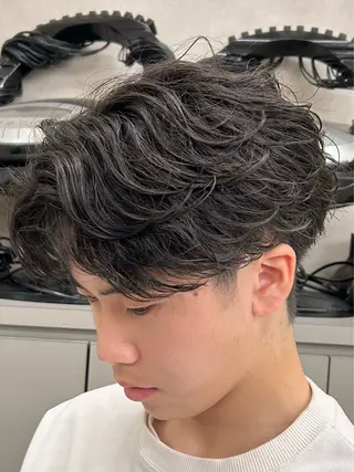 パーマ メンズ 🔷メンズセンターパ ートTAKUMI🔷のヘアスタイル