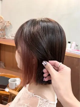 ミディアム 🌸花屋併設🌸寺島 秀美のヘアスタイル