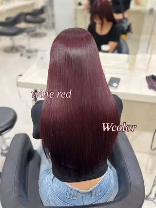 カラー 🍒暖色カラー🍒 YUUNAのヘアスタイル