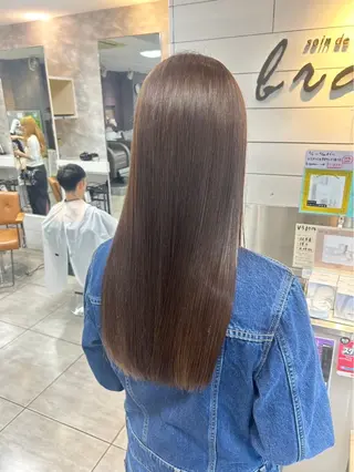 ロング 縮毛矯正✖髪質改善 仁木伸明のヘアスタイル