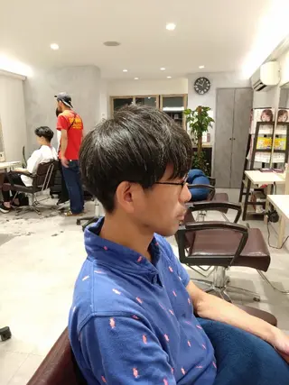 ショート メンズ 中山 樹のヘアスタイル