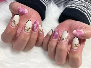 ミディアム ネイル nail yukkoのネイルデザイン