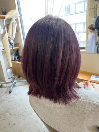 ミディアム 🌻花屋併設🌻濱 幸帆のヘアスタイル