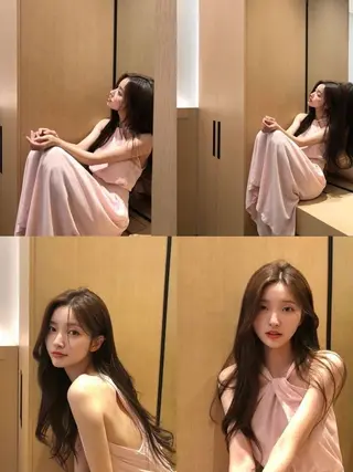 ロング カラー 莉乃/縮毛矯正/髪質 改善/艶カラーのヘアスタイル