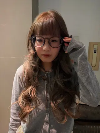 ロング カラー ショート／ボブ／レイ ヤーいくらまゆのヘアスタイル