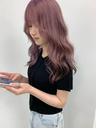 セミロング カラー amy.所属・メンズカットパーマ/ ブリーチ高柳将太のヘアスタイル