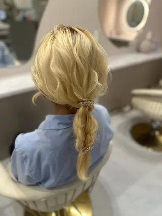 ヘアアレンジ MILLY【ミリー所属・SHION エクステ／ヘアセットのヘアスタイル