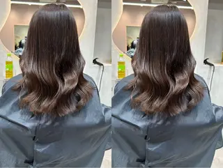 ミディアム GLROW haruhiのヘアスタイル