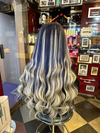 カット/ピンク/ ラベンダー/長谷恵花のヘアスタイル