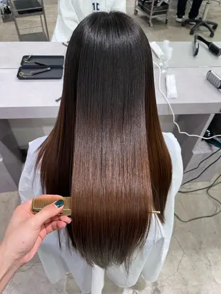 ロング 美髪×縮毛矯正 水上真由美😘のヘアスタイル