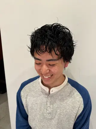 ショート パーマ 櫻井 莉子のヘアスタイル