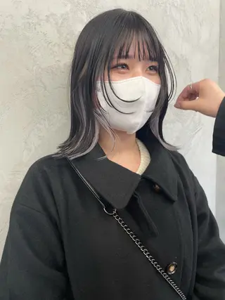 ミディアム カラー 博多ブリーチ /Ririkaのヘアスタイル