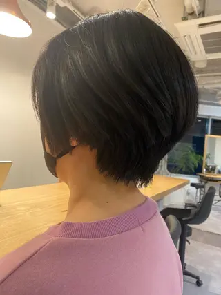ショート 丸みボブ　ショート ｍａｎａｍｉのヘアスタイル