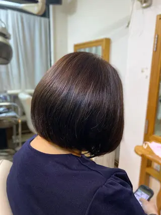 ミディアム カラー CRADLE Takeuchiのヘアスタイル