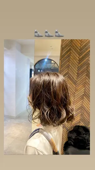 ミディアム パーマ 🍓小野 紗由美🍓のヘアスタイル