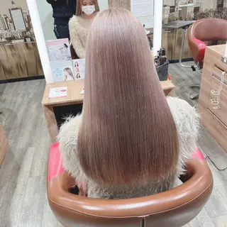 ロング カラー 大人可愛い/レイヤー /ブリーチ/溝口誠二のヘアスタイル