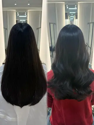 ロング パーマ 韓国ヘア/韓国風 パーマ/kazueのヘアスタイル