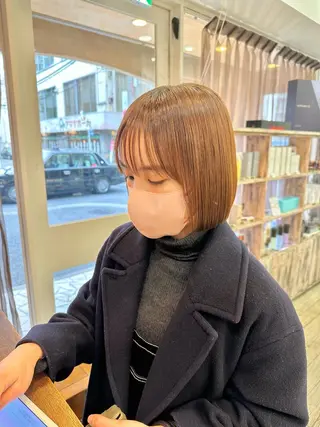 ショート パーマ ＼脱・うねり& 広がり／gite菊のヘアスタイル