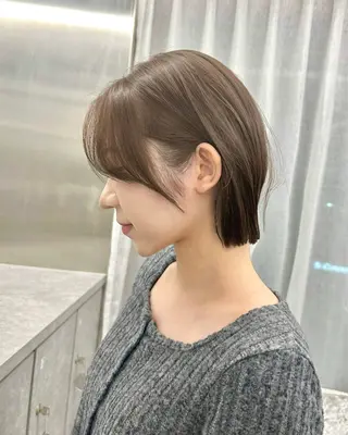 ショート 韓国顔まわり/前髪 /レイヤー/いつきのヘアスタイル