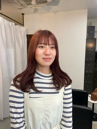 ミディアム 顔周りカット 🎀サヤカ🎀のヘアスタイル