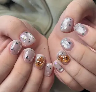 ネイル By moonネイル 🌷ワンホン/韓国風のネイルデザイン
